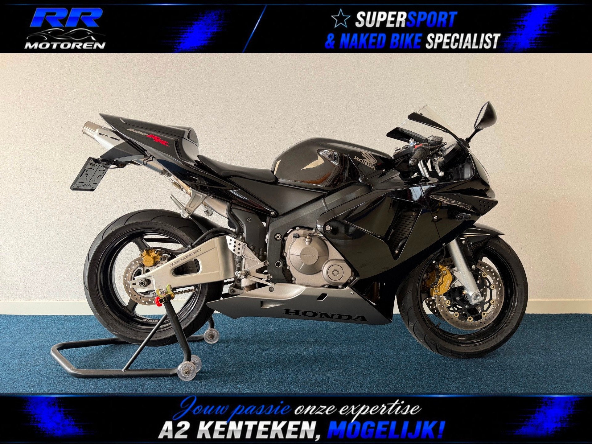 Honda Sport CBR 600 RR / FULL-BLACK-EDITION / 35.000 KM, Motoren, Sportuitlaat, Bedrijf, Super Sport, Meer dan 35 kW