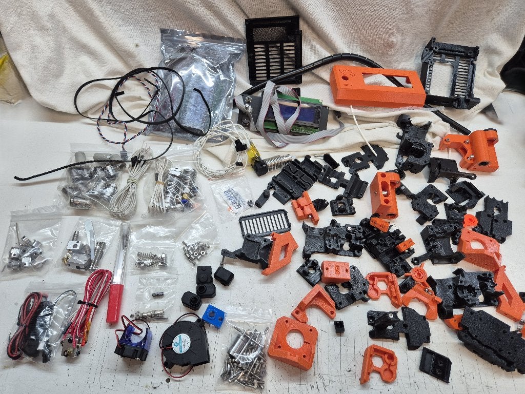 3D printer in onderdelen / zelf bouwen i3 als Prusa MK3, Ophalen, Gebruikt, Filament, Zelfbouw