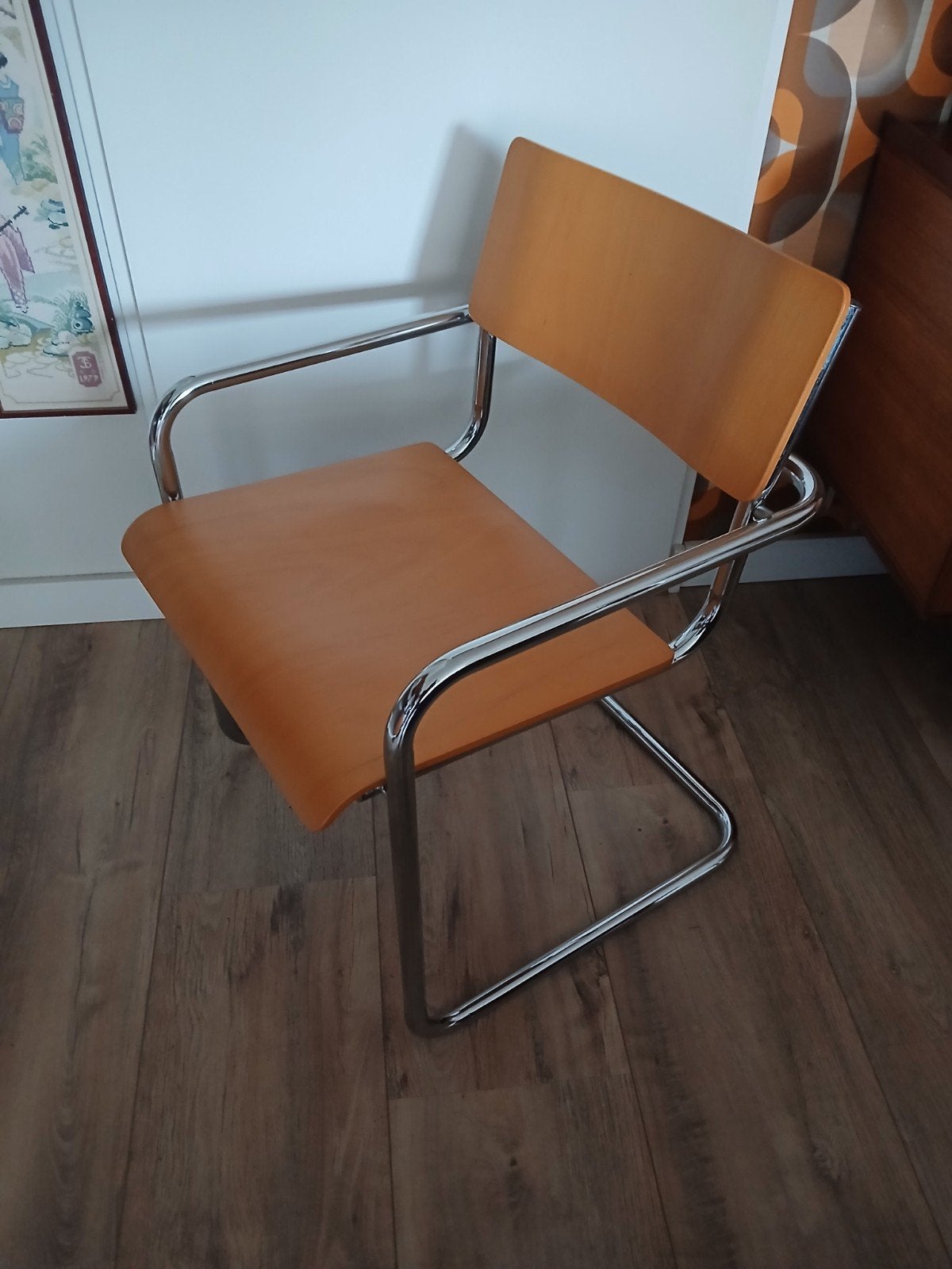 bauhaus Italiaanse fauteuil jaren 80, Ophalen, Eén