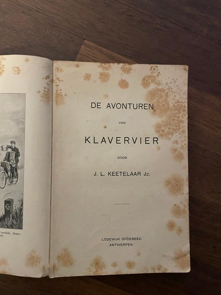 De Avonturen van Klavervier - J.L. Keetelaar Jz., Ophalen of Verzenden, Gelezen