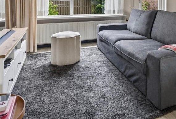 Vloerkleed grijs/zwart 170x240 2 stuks!, Ophalen, Zo goed als nieuw, Minder dan 10 m², Grijs