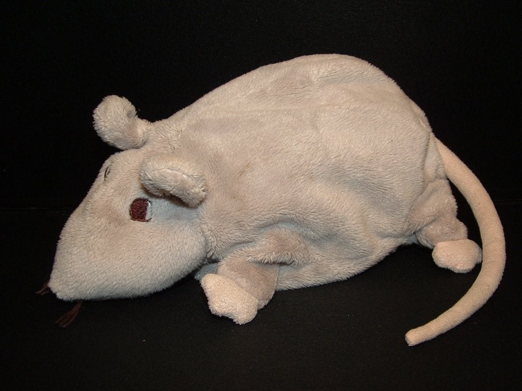 IKEA RAT GOSIG RATTA VELOURS GRIJS MET HUIDSKLEUR, Verzenden, Nieuw, Overige typen
