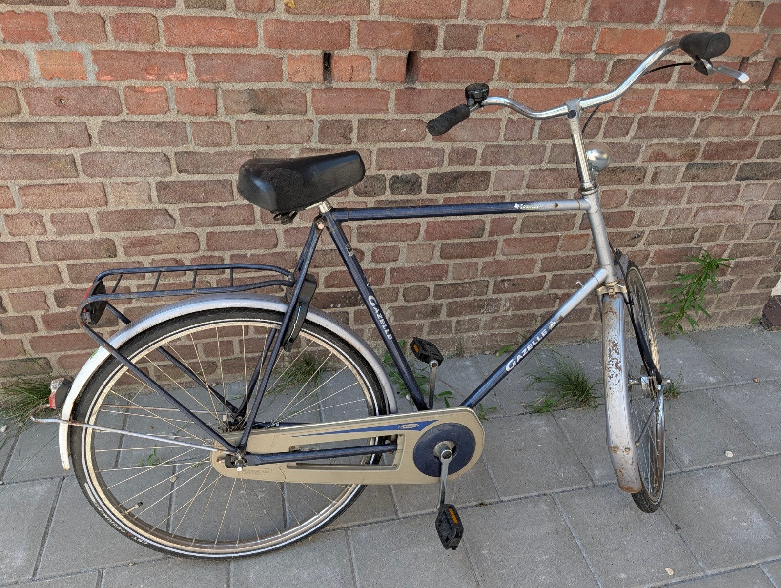 Gazelle Herenfiets - Gebruikt, Goede Staat, Gebruikt, Velgrem, Ophalen of Verzenden, 61 tot 65 cm