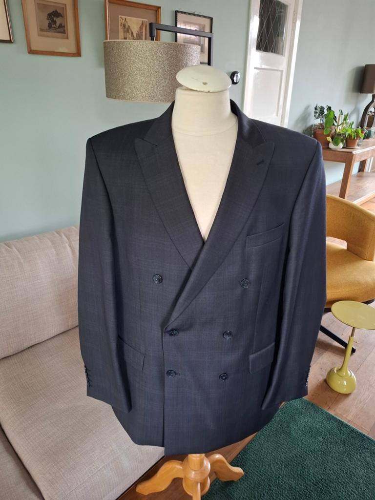 Double breasted blazer van Digel maat 54, Kleding | Heren, Kostuums en Colberts, Maat 52/54 (L), Blauw, Digel, Ophalen of Verzenden