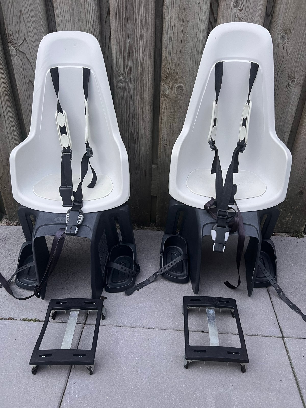 2 Bobike kinderzitjes - Achterzitjes met voetsteuntjes, Ophalen, Achterzitje, 9 t/m 18 kg, Gebruikt