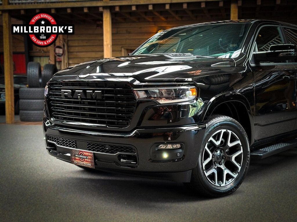 Dodge Ram 1500 Laramie Sport | BPM VRIJ | Zakekelijke Lease, Automaat, 4 stoelen, Zwart, Leder