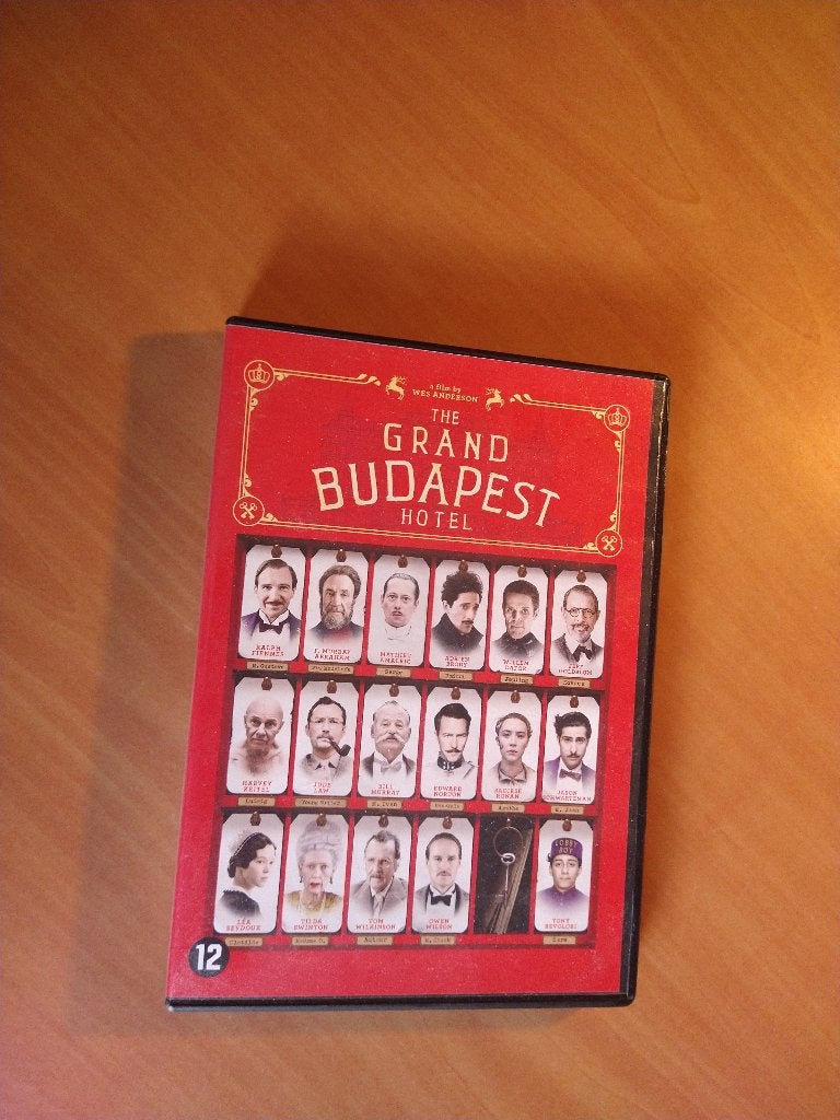 DVD The Grand Budapest Hotel, Vanaf 12 jaar, Ophalen of Verzenden, Zo goed als nieuw, Historisch of Kostuumdrama