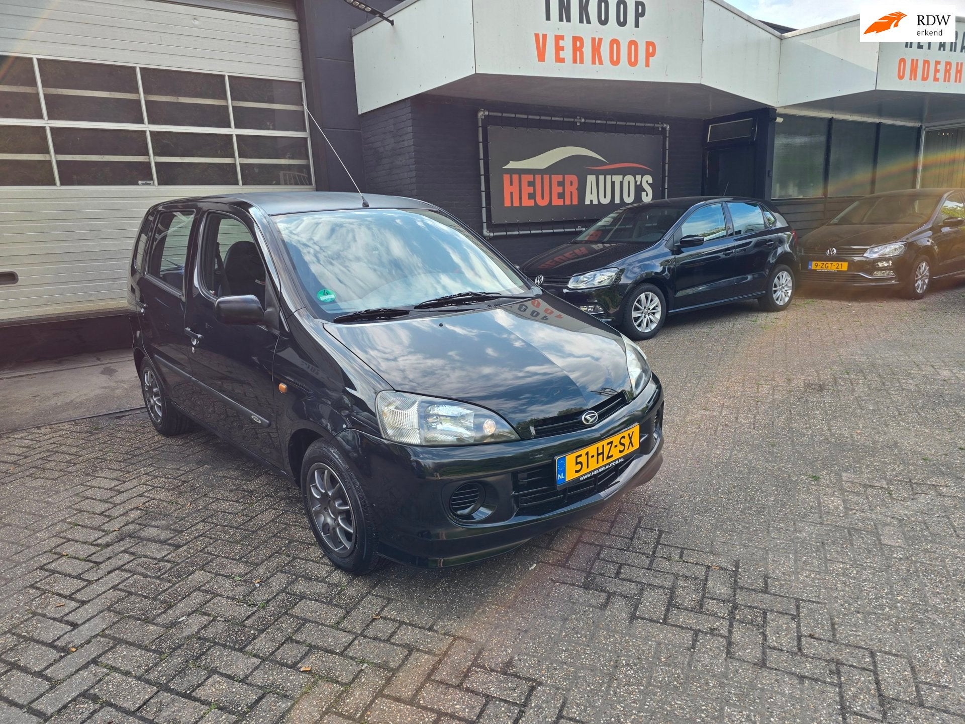Daihatsu Young RV 1.3-16V XTi AUTOMAAT NW APK BEURT 109605KM, Gebruikt, Zwart, Origineel Nederlands, Bedrijf