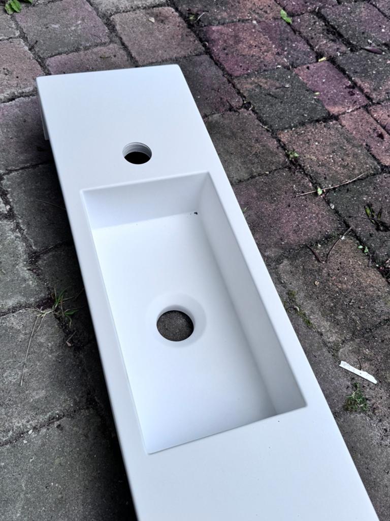 Luxe wasbak toilet, Ophalen, Nieuw, Toilet
