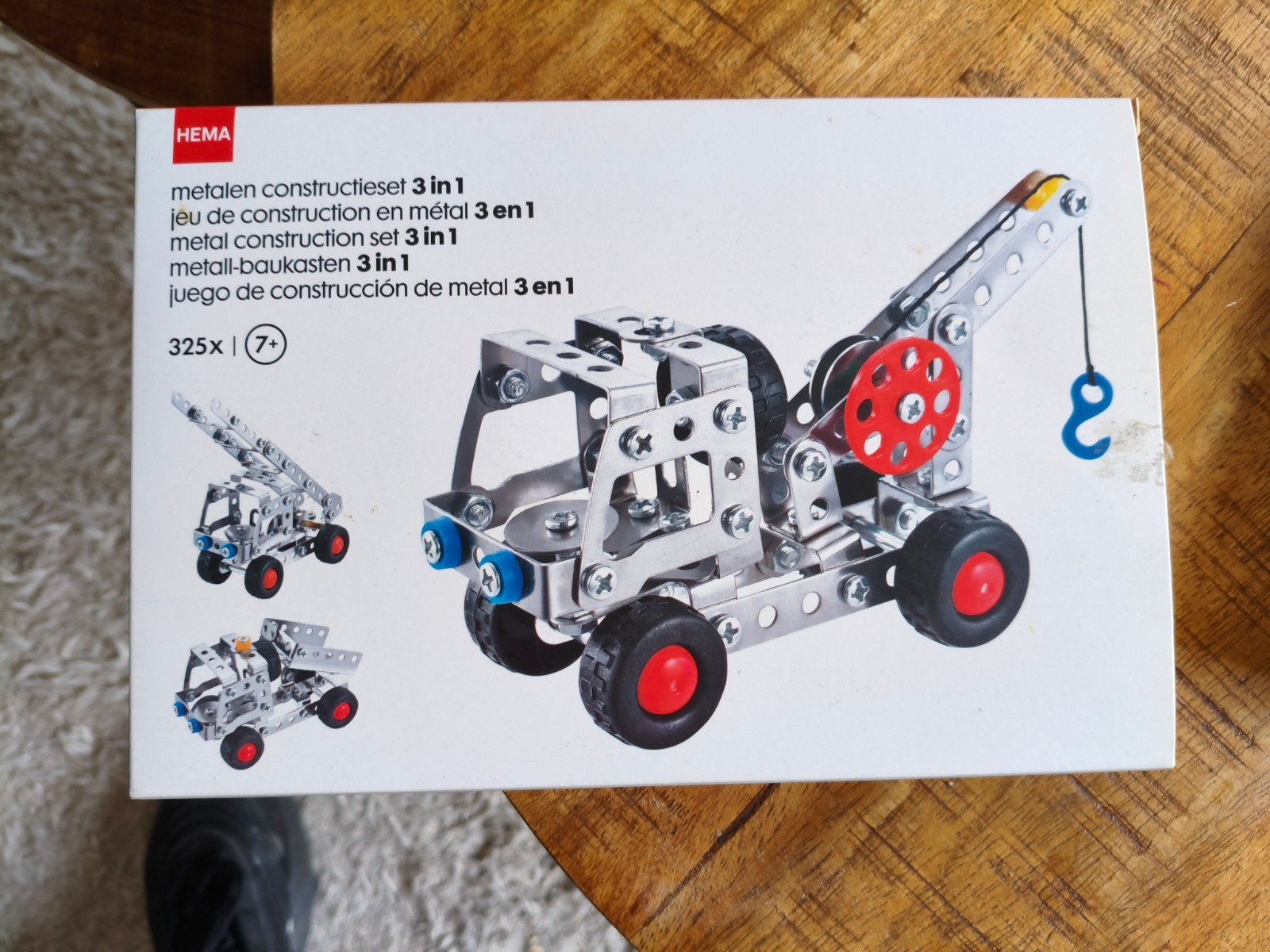 Hema Metalen Constructieset 3-in-1 (325 onderdelen), Ophalen of Verzenden
