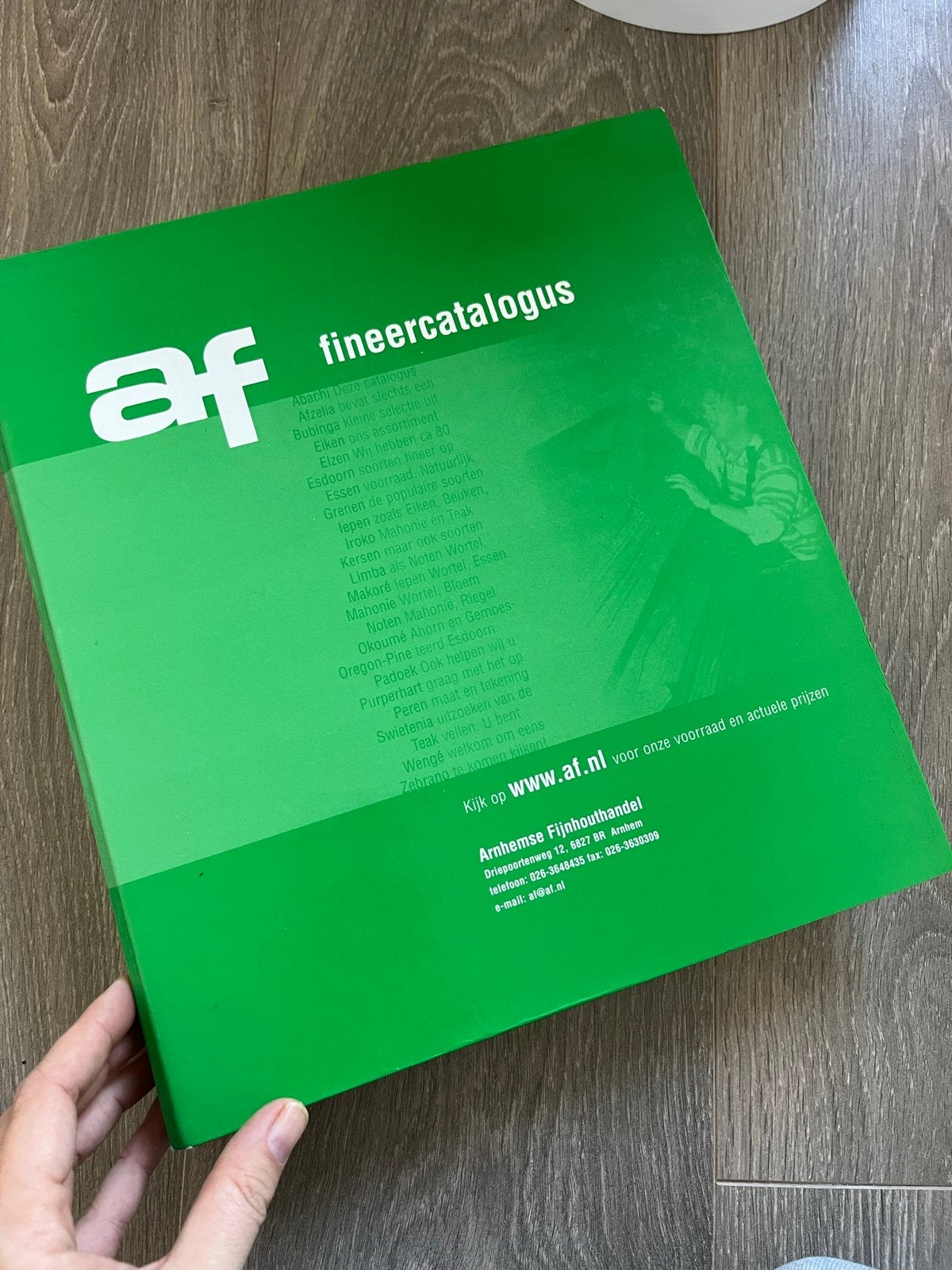 Fijnhout catalogus Arnhemse Fijnhouthandel, Ophalen of Verzenden, Zo goed als nieuw, Catalogus
