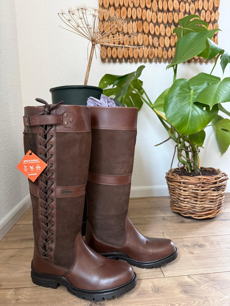 Nieuwe horka midland outdoorlaars leder bruin watericht, Ophalen of Verzenden, A, Schoeisel, A