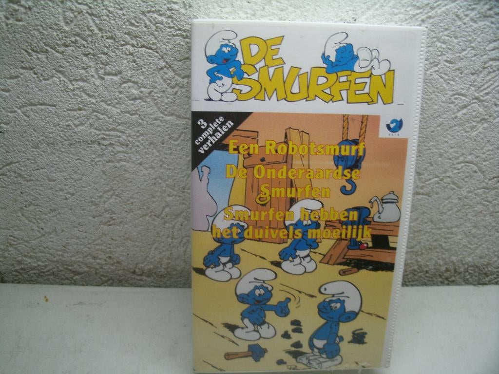 vhs 171a smurfen robot/onderaardse /duivels moeilijk, Alle leeftijden, Ophalen of Verzenden, Zo goed als nieuw