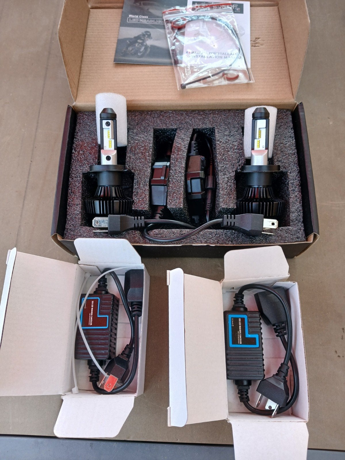 H4 led met ballast (set)., Auto-onderdelen, Verlichting, Ophalen of Verzenden, Nieuw