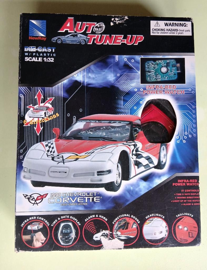 NewRay RC Corvette, Ophalen of Verzenden, Zo goed als nieuw, Auto, Overige merken