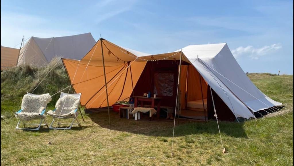 Vergrote zilvermeeuw - de Waard tent, Caravans en Kamperen, Tenten, Ophalen, Gebruikt, Meer dan 6