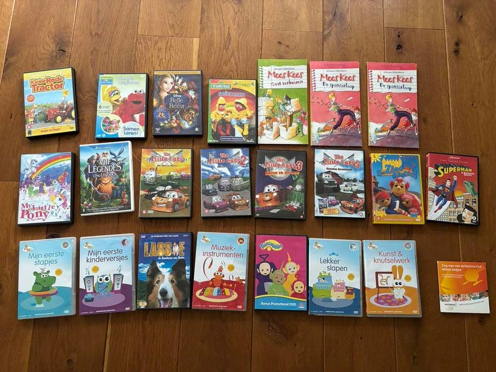 Grote collectie kinder DVD's - Diverse titels, Gebruikt, Alle leeftijden, Overige genres, Ophalen of Verzenden