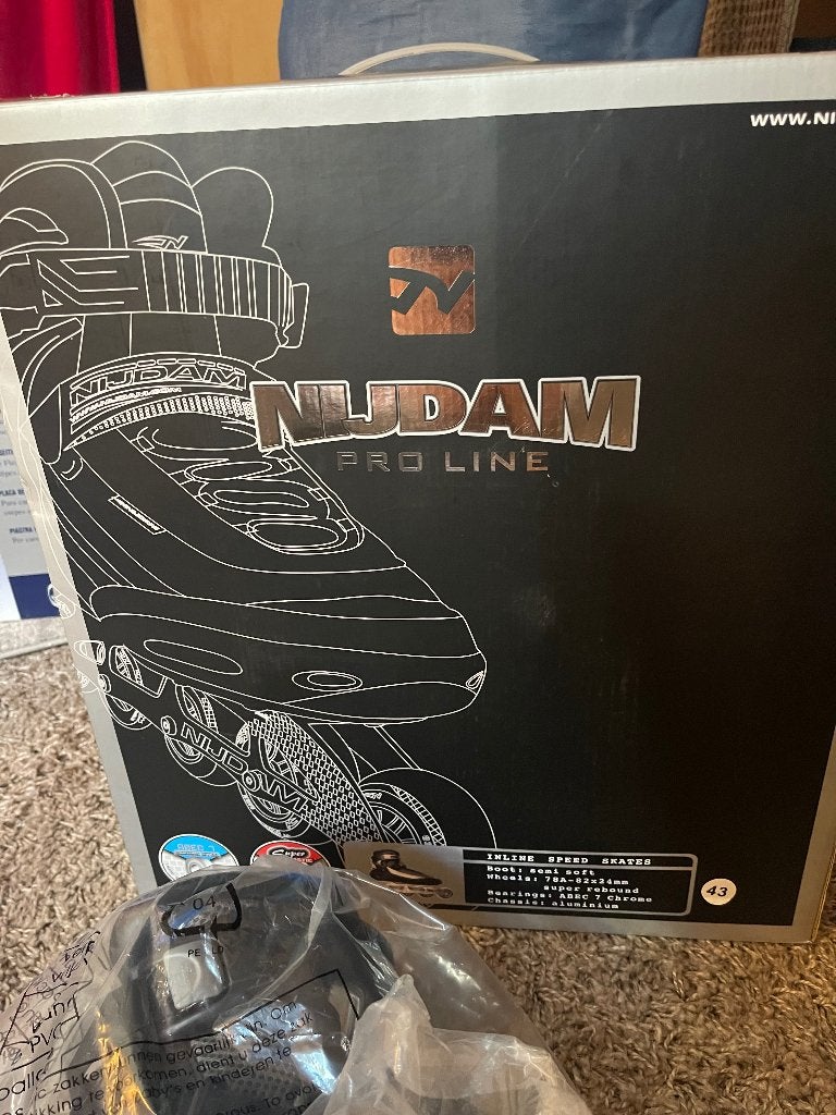 Nijdam pro line skates maat 43, Overige merken, Inline skates 5 wielen, Dames, Nieuw