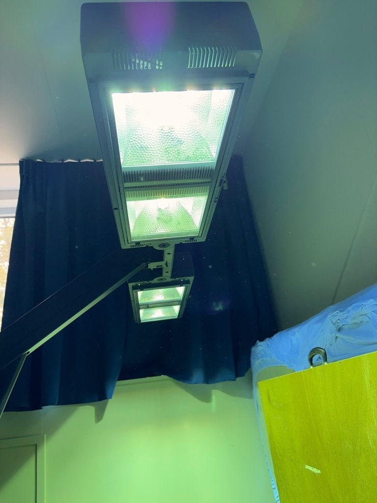 Philips Sunmobile  inklapbare zonnehemel, Witgoed en Apparatuur, Ophalen, Gebruikt, Zonnebank enkelzijdig, Minder dan 10 lampen