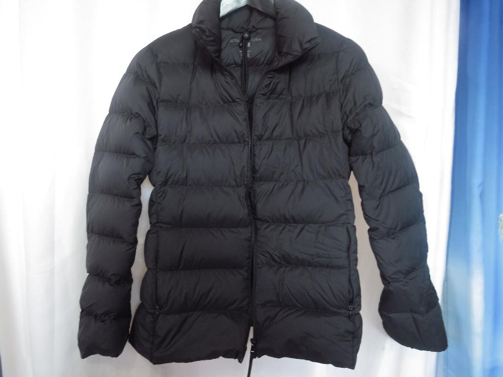 zwart ultra light echte dons jas met inpakzakje mt S Uniqlo, Kleding | Dames, Jassen | Winter, Zwart, Ophalen of Verzenden, Maat 36 (S)