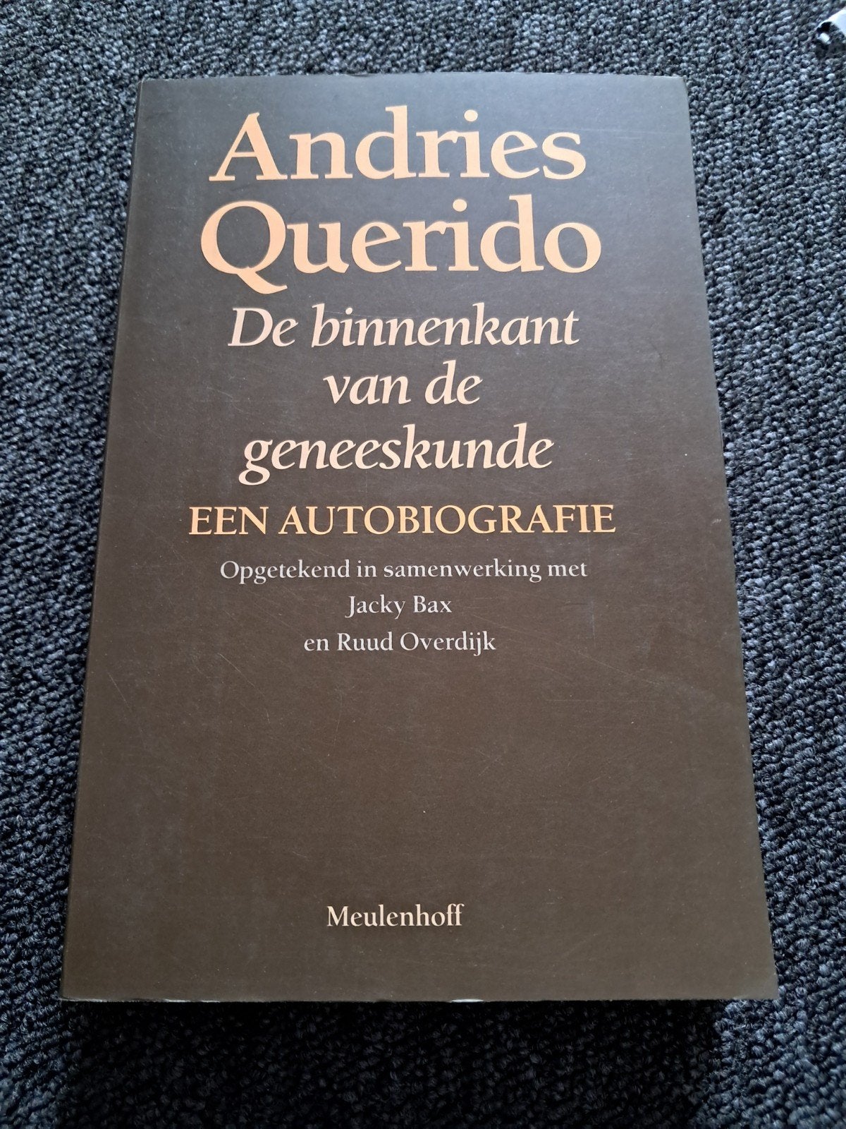 Andries Querido - De binnenkant van de geneeskunde, Ophalen of Verzenden, Zo goed als nieuw, Andries Querido, Overige