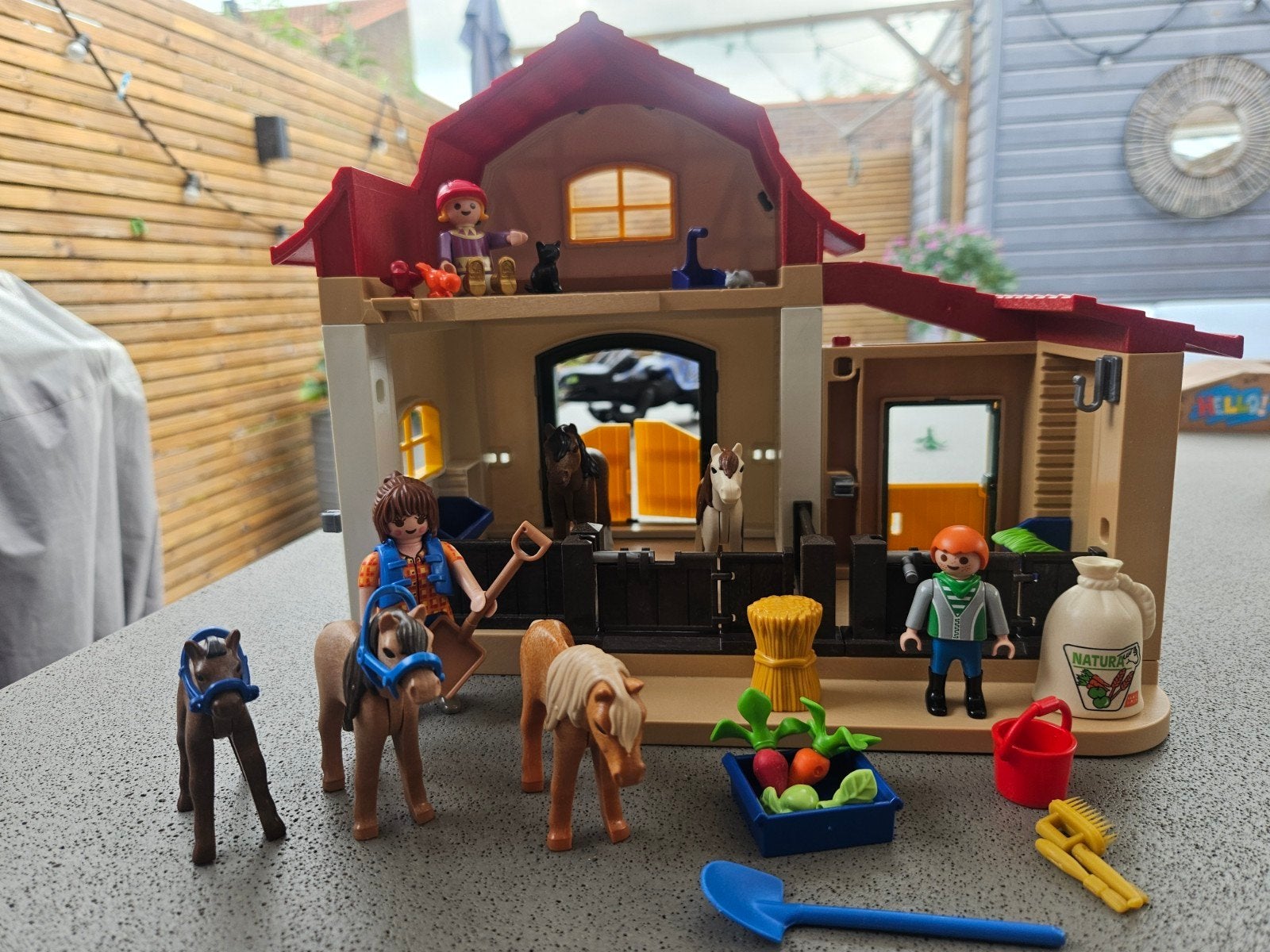 Playmobil Manege, Ophalen of Verzenden, Gebruikt