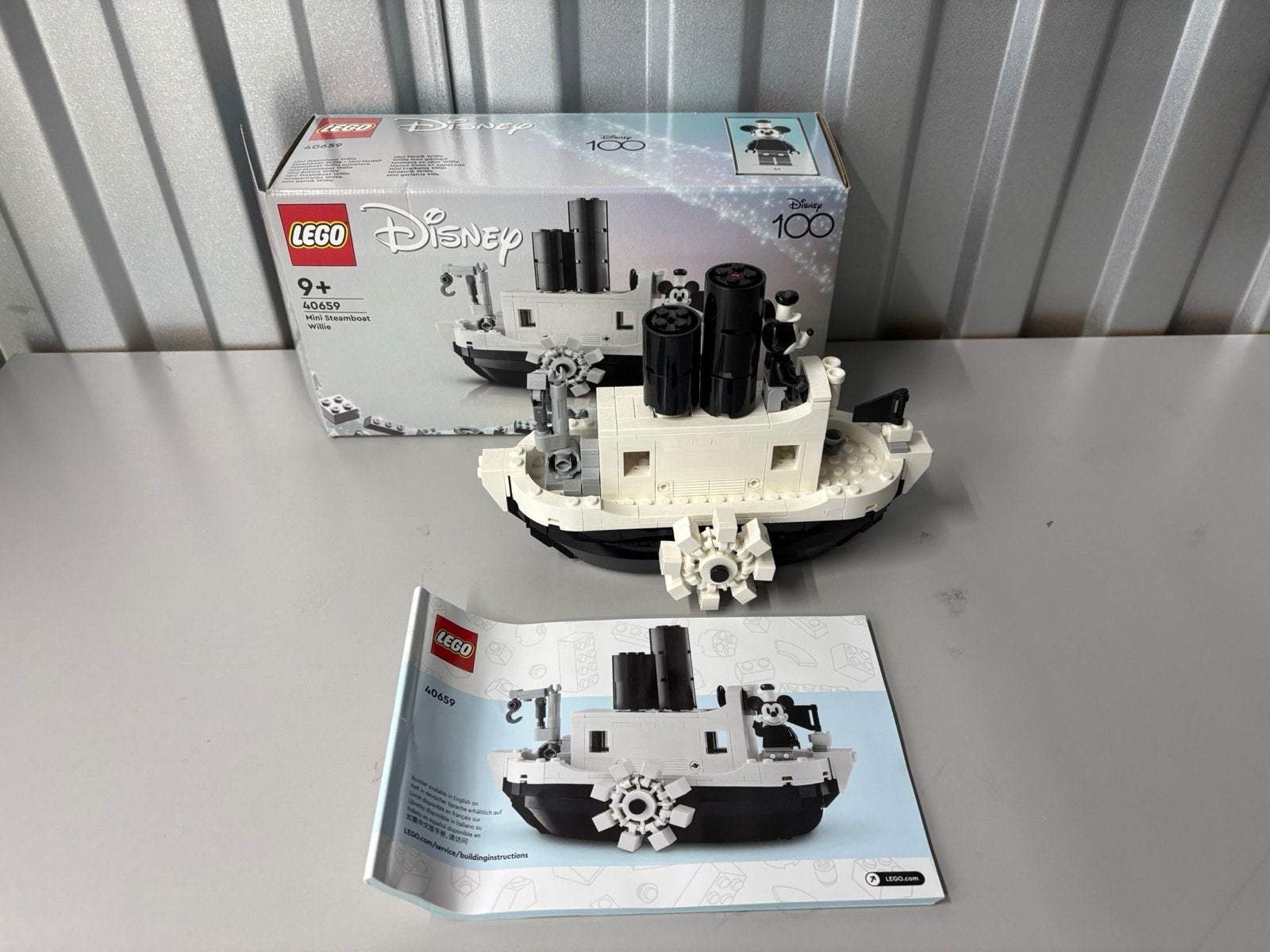 LEGO Disney 100 Steamboat Willie 40659 - Nieuwstaat, Kinderen en Baby's, Speelgoed | Duplo en Lego, Ophalen of Verzenden, Zo goed als nieuw