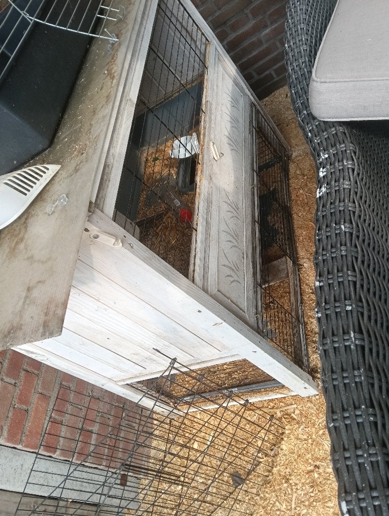 Gratis konijnenhok, Ophalen, Gebruikt, 90 cm of meer, Hok