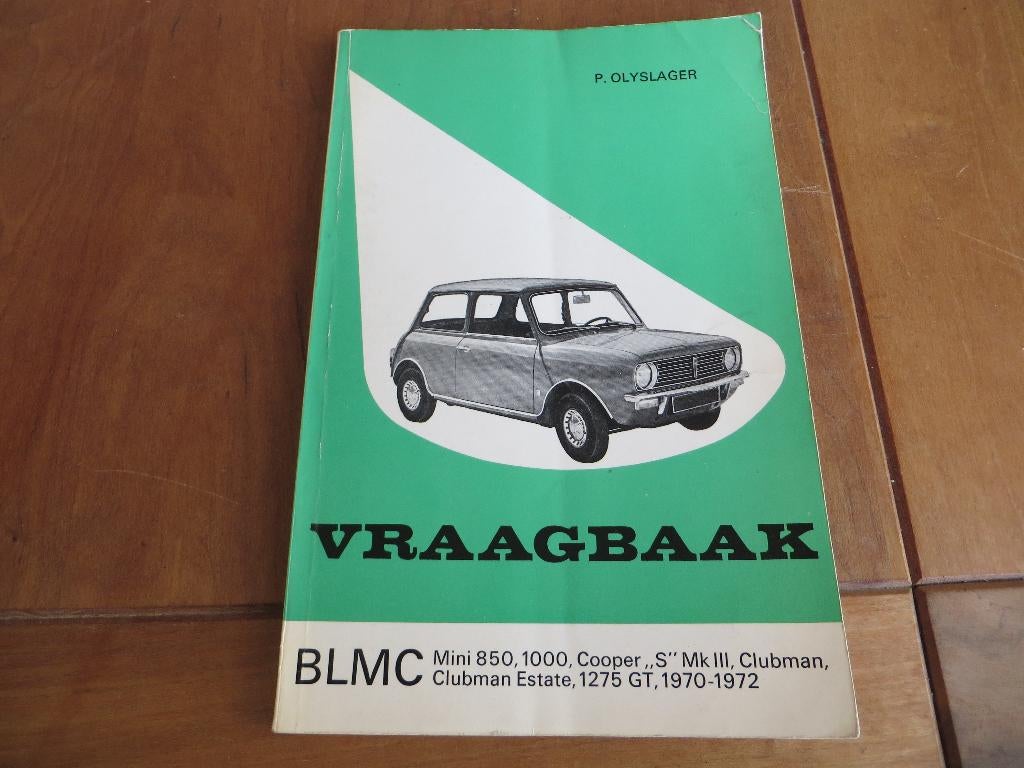 Vraagbaak Mini 850, Mini 1000, Mini 1275, Cooper S III 70-72, Ophalen of Verzenden