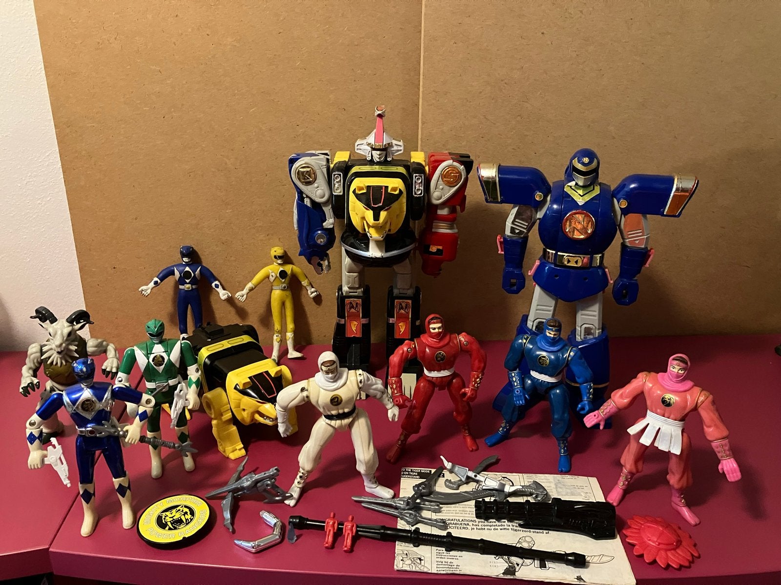 Grote collectie Power Rangers figuren en Megazords, Ophalen of Verzenden, Gebruikt