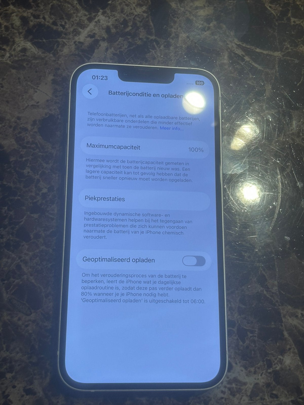 Foto 4 van Iphone 13 128GB   Batterijconditie 100%