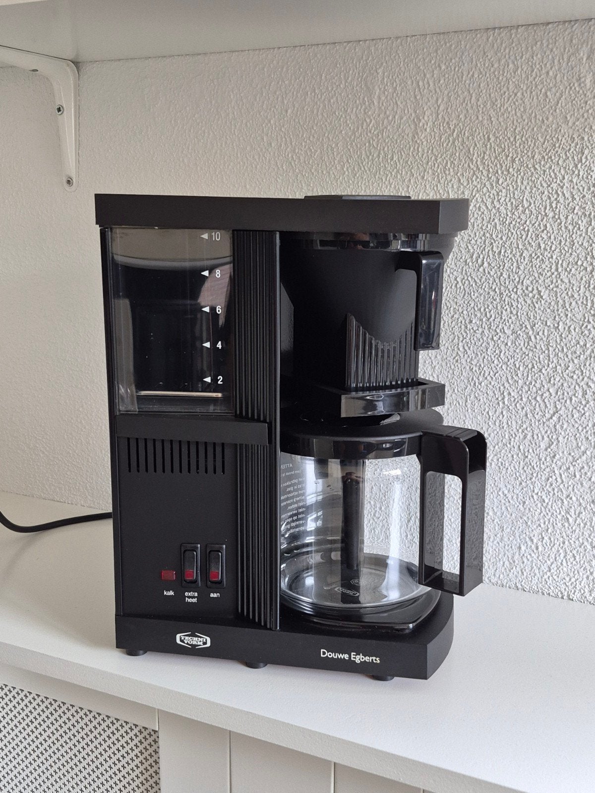 Moccamaster Technivorm GCS 1201 zwart - volledig geserviced, Witgoed en Apparatuur, Koffiezetapparaten, 10 kopjes of meer, Gemalen koffie