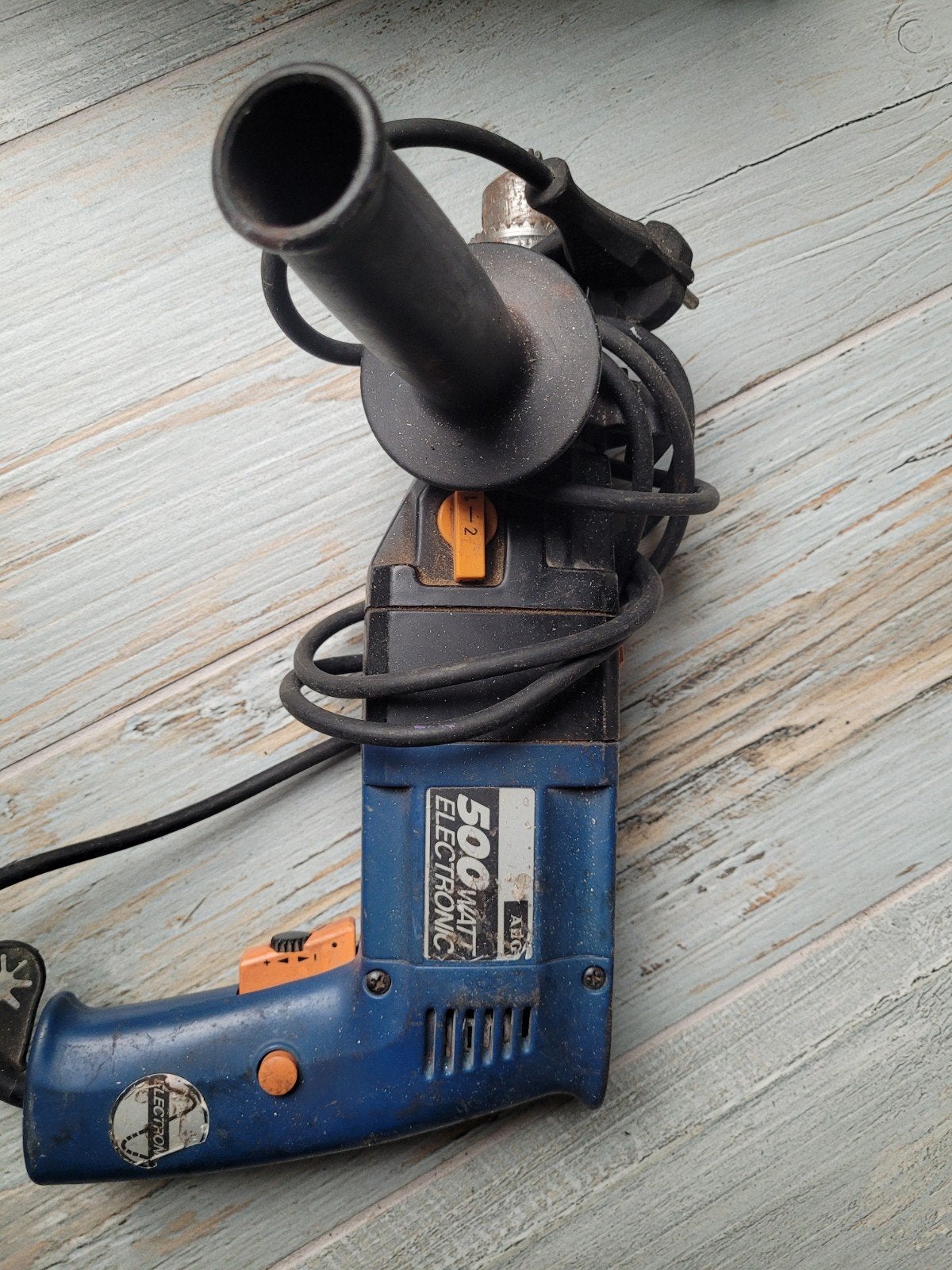 AEG SB 2E-501 Boormachine 500W - Gebruikt, Boormachine, Gebruikt, Ophalen of Verzenden, Klopboormechanisme
