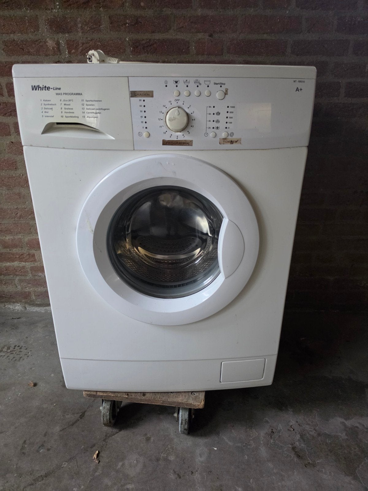 White-Line MT-RR510 Wasmachine A+, Gebruikt, Energieklasse A of zuiniger, Ophalen of Verzenden, Voorlader