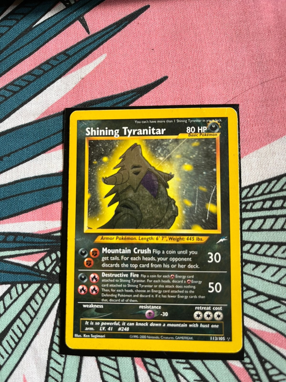 Shining Tyranitar, Hobby en Vrije tijd, Ophalen, Gebruikt