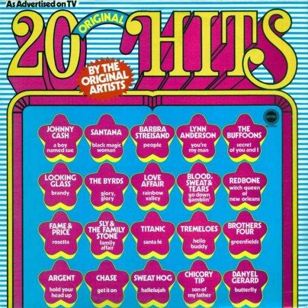 LP 20 Original Hits by the Original Artists (1973), Cd's en Dvd's, Vinyl | Verzamelalbums, Gebruikt, Ophalen of Verzenden, 1970 - 1979
