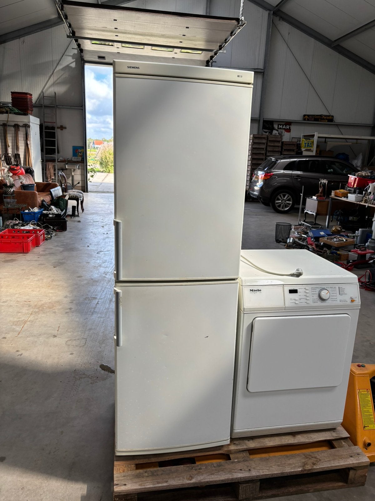 Siemens koel vries combinatie, Witgoed en Apparatuur, Ophalen, Gebruikt, 200 liter of meer, Met aparte vriezer