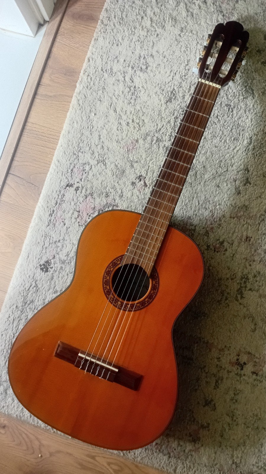 Nette Salvador Cortez klassieke gitaar met draagtas.ZUIDHORN, Ophalen, Gebruikt, Klassieke of Spaanse gitaar