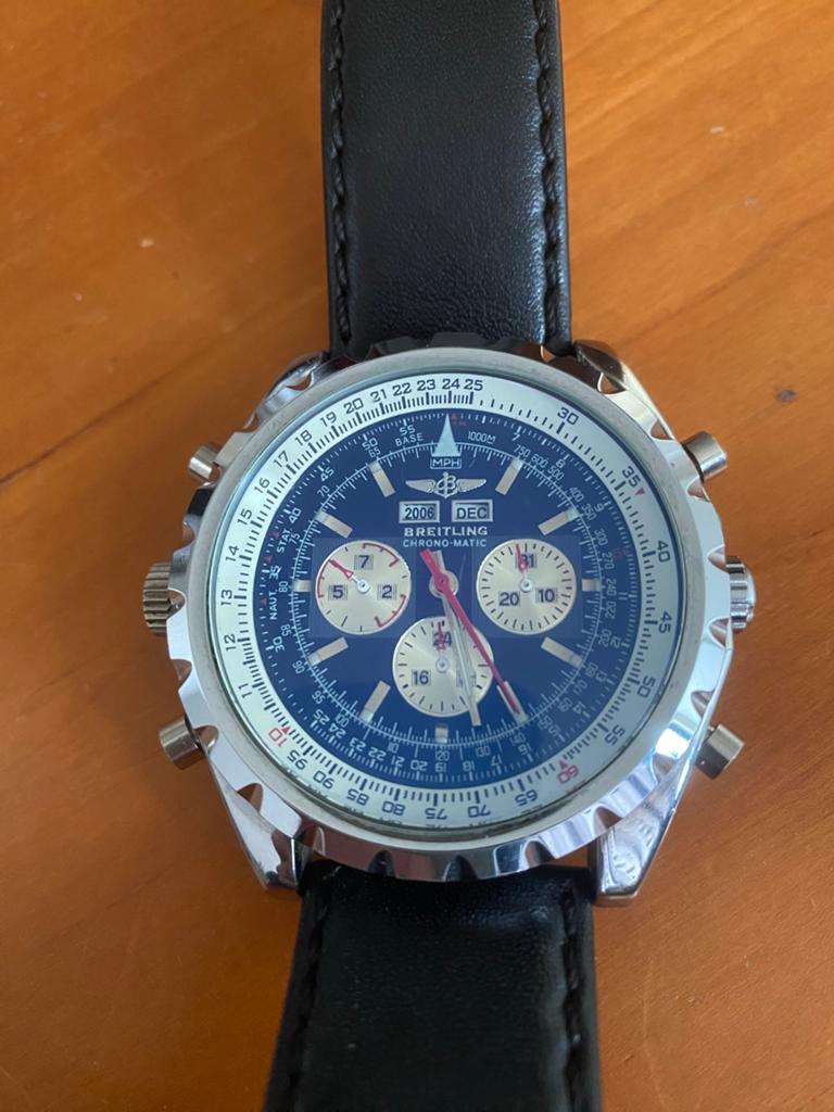 Breitling Polshorloge, Sieraden, Tassen en Uiterlijk, Horloges | Heren, Ophalen, Staal, Breitling, Polshorloge