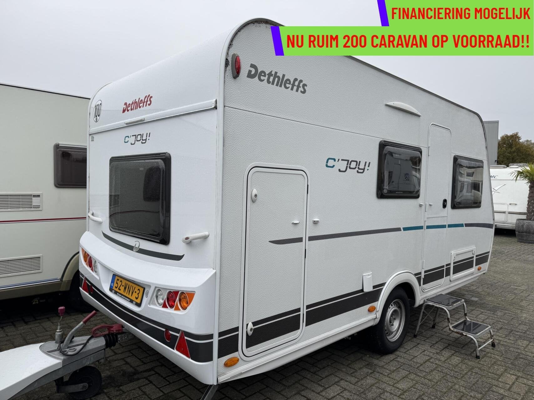 Dethleffs C'JOY 410 LK STAPELBED + MOVER + LUIFEL +FIETSEND, Bedrijf, 750 - 1000 kg, Tot en met 4, Mover