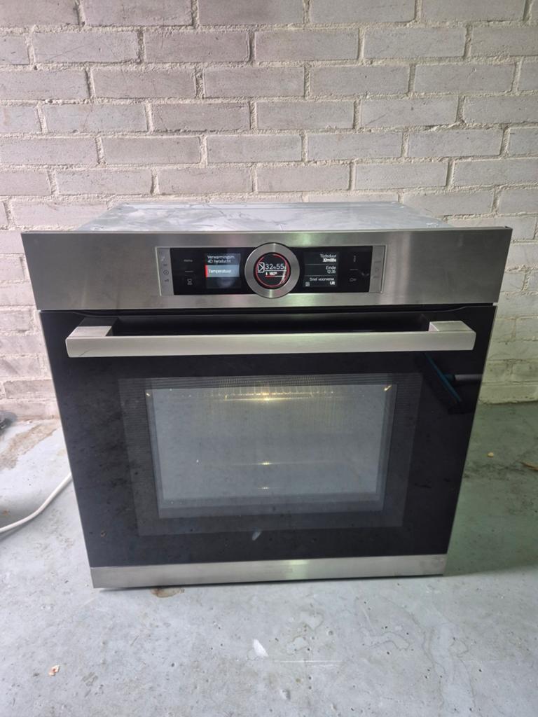 Bosch Serie 8 inbouwoven, Witgoed en Apparatuur, Ovens, Ophalen, Gebruikt, Bosch, Combi-oven