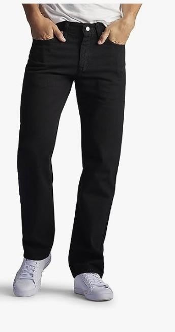 Lee spijkerbroek Straight zwart W32 l32, Kleding | Heren, Spijkerbroeken en Jeans, Nieuw, W32 (confectie 46) of kleiner, Zwart