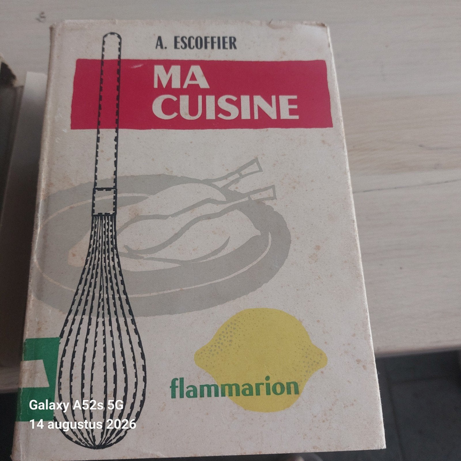 Ma Cuisine - A. Escoffier - Klassiek Frans kookboek, Boeken, Gelezen, Hoofdgerechten, A. Escoffier, Ophalen of Verzenden