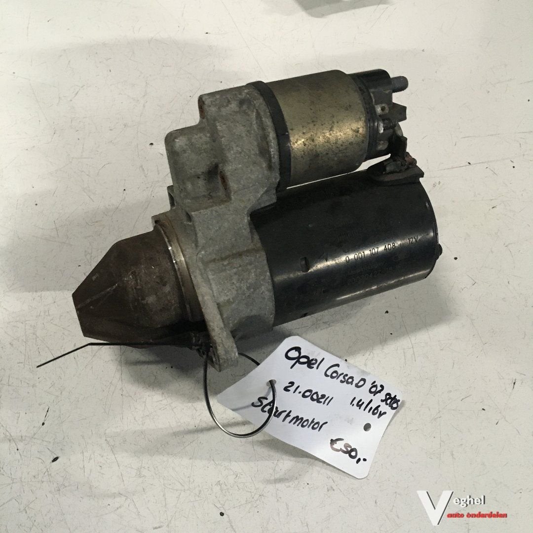 Opel Corsa D 1.4 16v 5 drs 2007 Wagennr 2100211     Startmot, Gebruikt, -, -, Ophalen of Verzenden