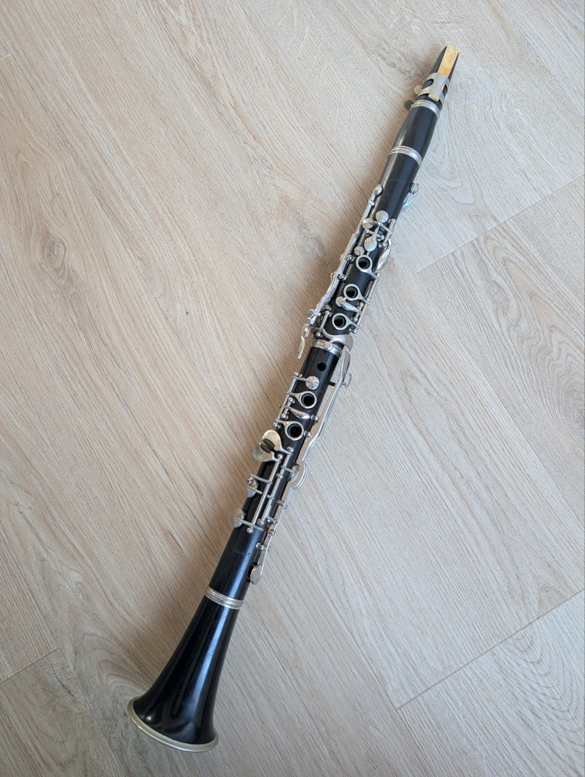 Houten Bes-Klarinet – Karl Hammerschmidt "Klingson", Ophalen, Gebruikt, Hout