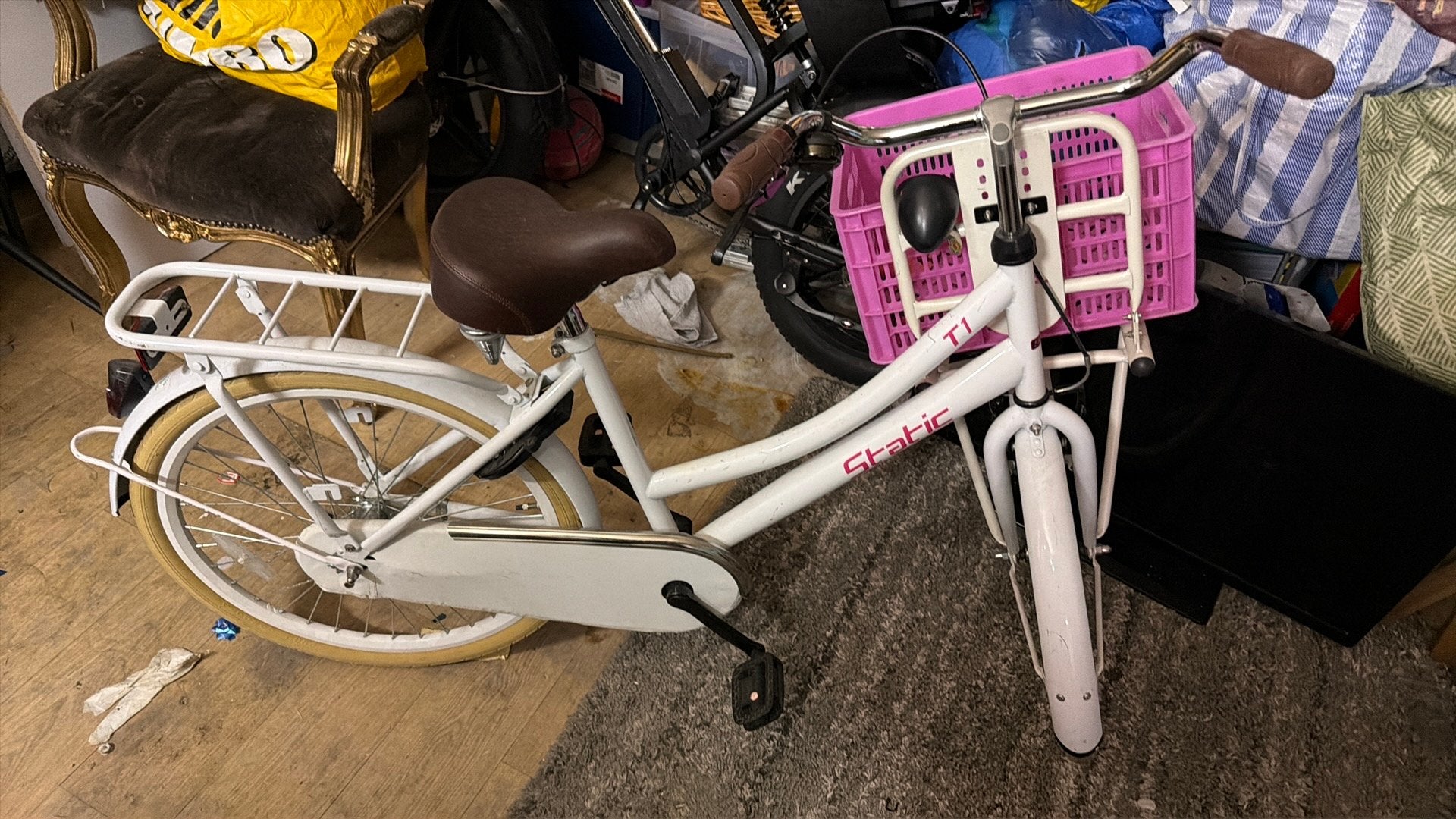 Kinder fiets, Ophalen, Terugtraprem, 20 inch, Handrem