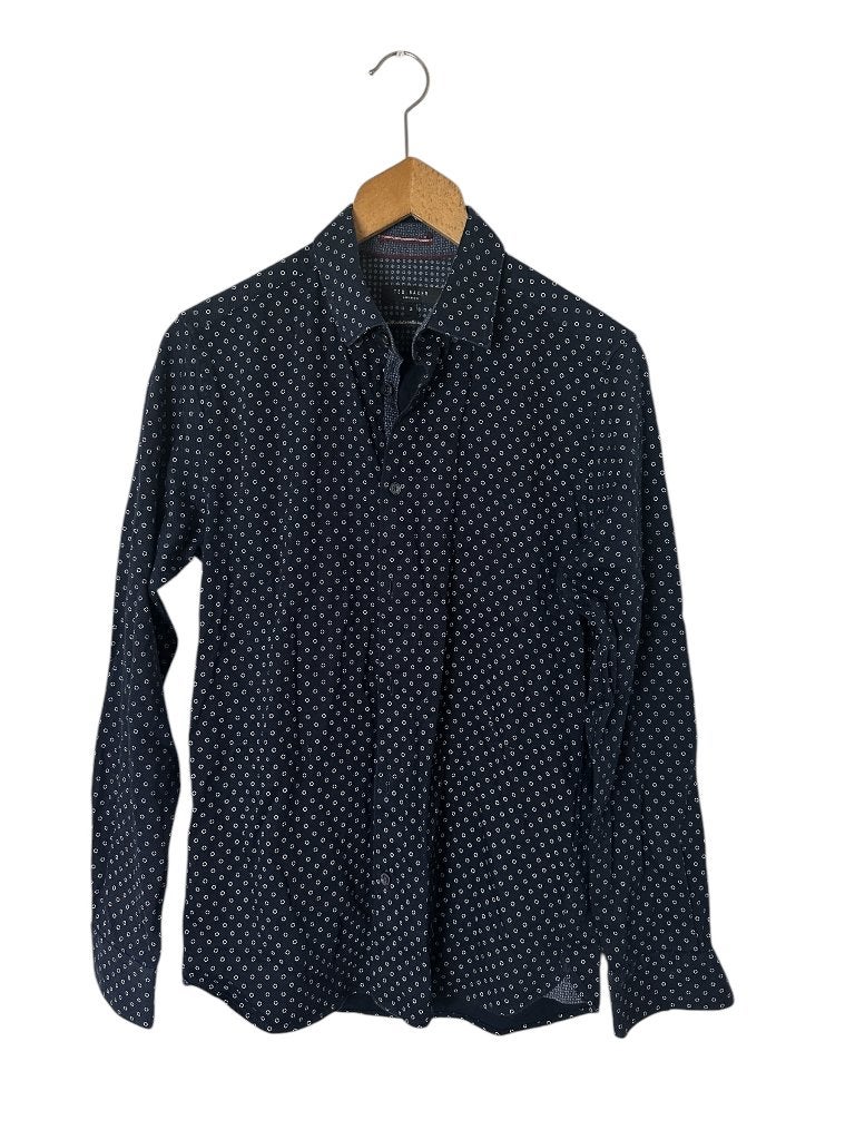 Ted Baker blouse S, Blauw, Ophalen of Verzenden, Zo goed als nieuw