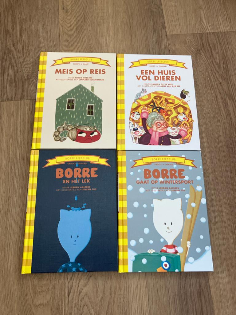 Borre Leesclub Boeken: Meis op Reis, Een Huis Vol Dieren en, Ophalen of Verzenden, Nieuw, Fictie algemeen