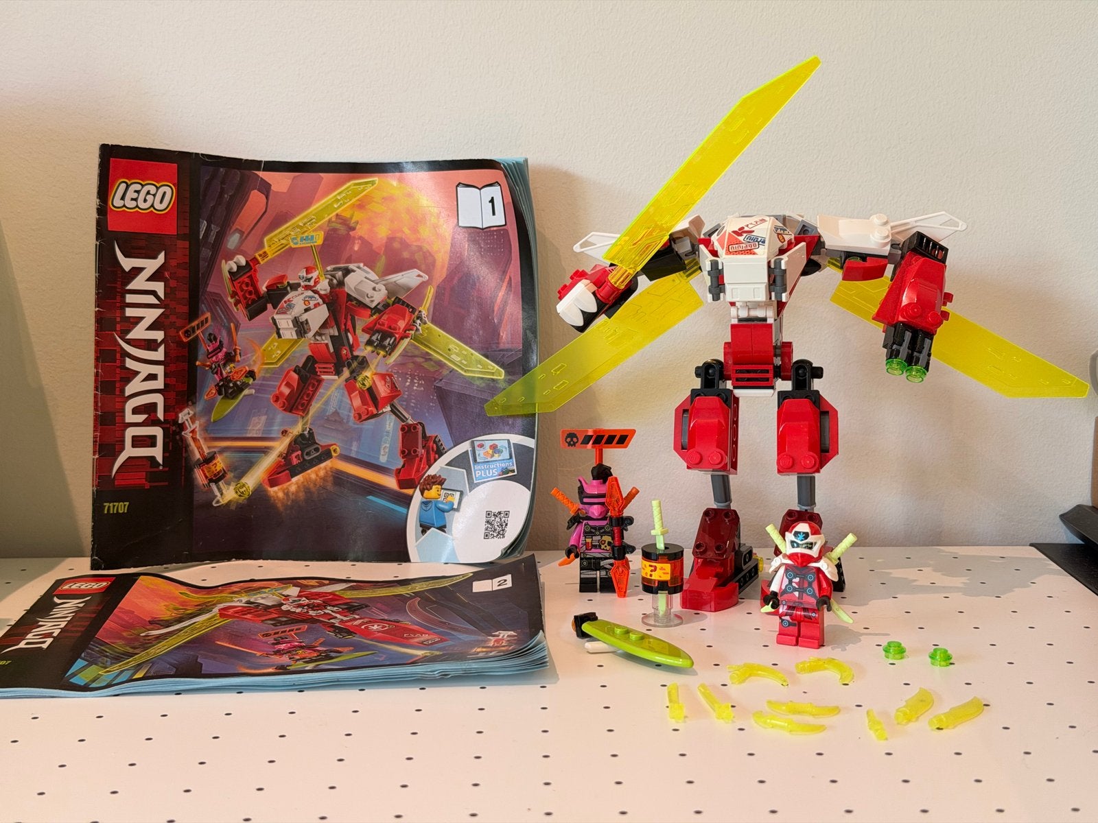 Lego Ninjago 71707 Kai's Jet-Blade, Gebruikt, Lego, Overige typen, Ophalen of Verzenden