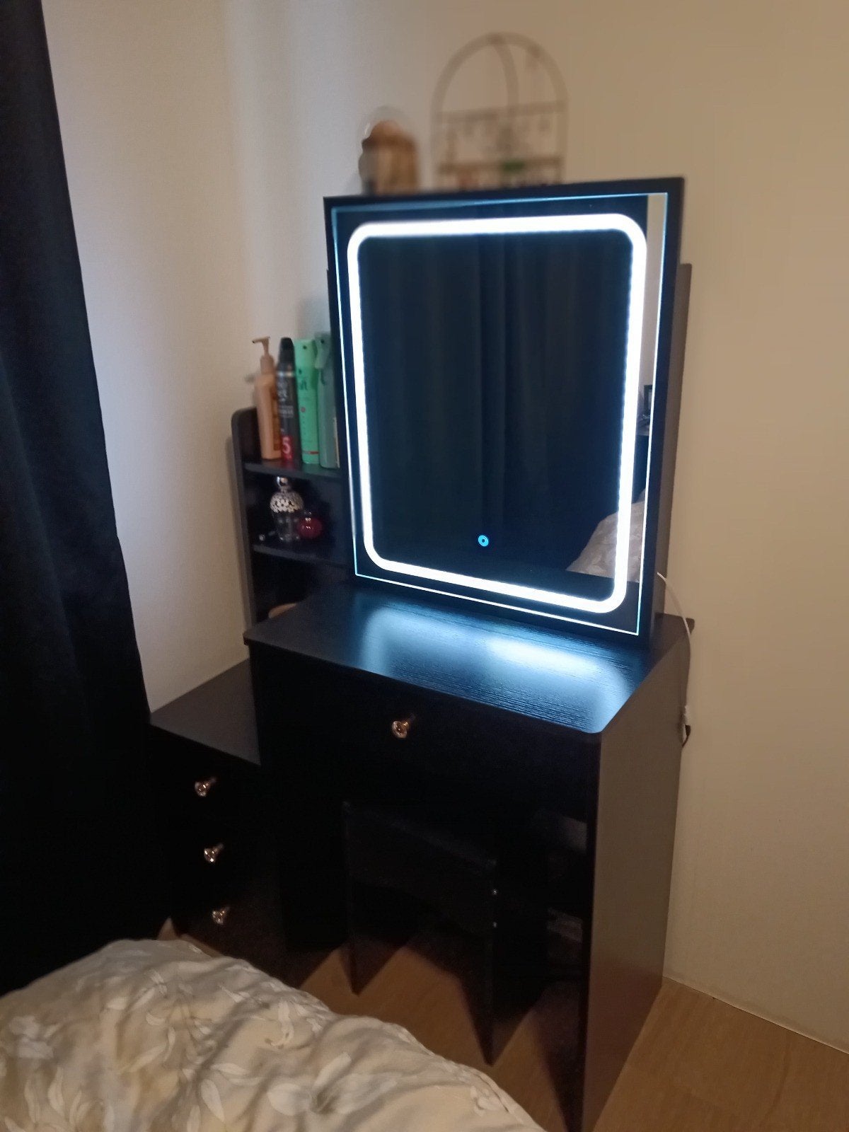 Tutabelle Kaptafel met Spiegel en Verlichting